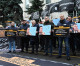 Акция солидарности с Кириллом Вышинским прошла у посольства Украины в Москве