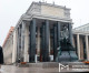 Главный вход Российской государственной библиотеки открыли после реставрации.