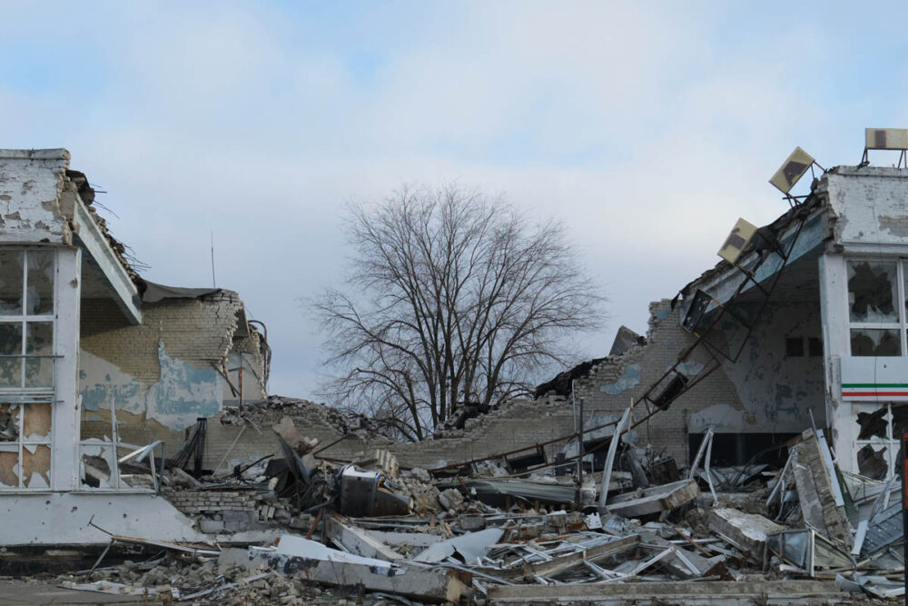 Новый год в прифронтовом городе Рубежное