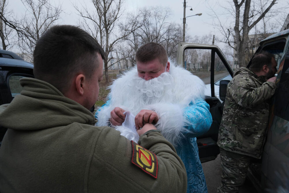 Новый год в прифронтовом городе Рубежное