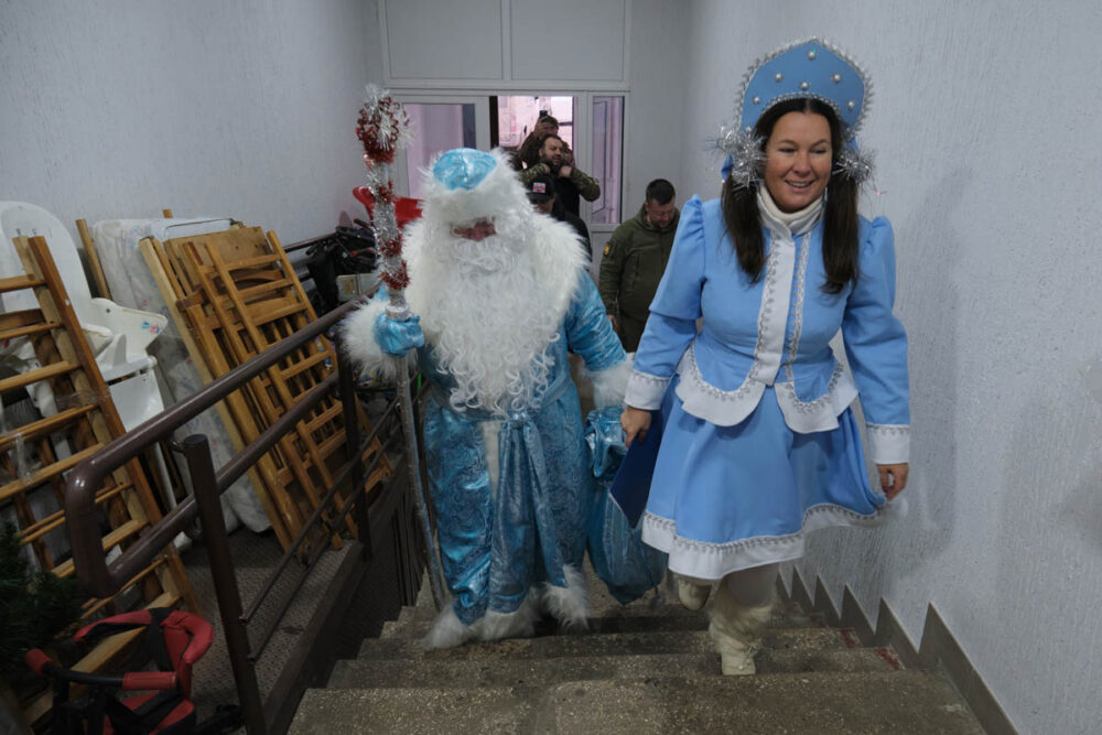 Новый год в прифронтовом городе Рубежное